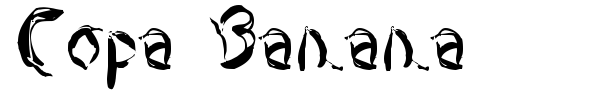 Copa Banana font preview
